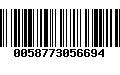 Código de Barras 0058773056694