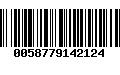 Código de Barras 0058779142124