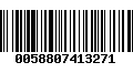 Código de Barras 0058807413271