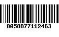 Código de Barras 0058877112463