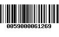 Código de Barras 0059000061269