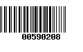 Código de Barras 00590208