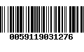 Código de Barras 0059119031276