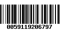 Código de Barras 0059119206797