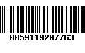 Código de Barras 0059119207763