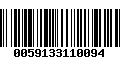 Código de Barras 0059133110094