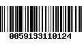 Código de Barras 0059133110124