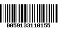 Código de Barras 0059133110155