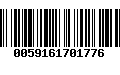 Código de Barras 0059161701776