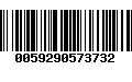 Código de Barras 0059290573732