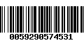 Código de Barras 0059290574531