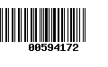 Código de Barras 00594172