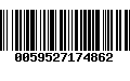 Código de Barras 0059527174862