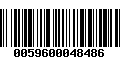 Código de Barras 0059600048486