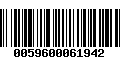 Código de Barras 0059600061942