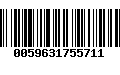 Código de Barras 0059631755711
