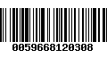 Código de Barras 0059668120308