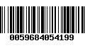 Código de Barras 0059684054199