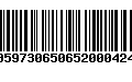 Código de Barras 00597306506520004246