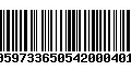 Código de Barras 00597336505420004012