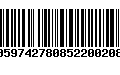 Código de Barras 00597427808522002087