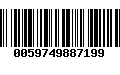 Código de Barras 0059749887199