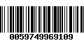 Código de Barras 0059749969109