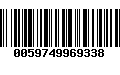 Código de Barras 0059749969338