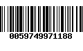 Código de Barras 0059749971188