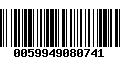 Código de Barras 0059949080741