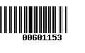 Código de Barras 00601153