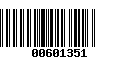 Código de Barras 00601351