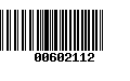 Código de Barras 00602112