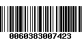 Código de Barras 0060383007423