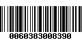 Código de Barras 0060383008390