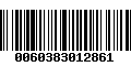 Código de Barras 0060383012861