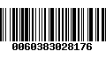 Código de Barras 0060383028176