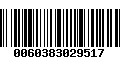 Código de Barras 0060383029517