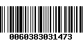 Código de Barras 0060383031473