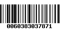 Código de Barras 0060383037871