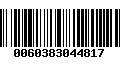 Código de Barras 0060383044817