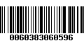 Código de Barras 0060383060596