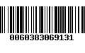 Código de Barras 0060383069131