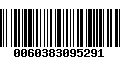 Código de Barras 0060383095291