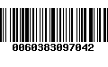 Código de Barras 0060383097042