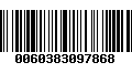 Código de Barras 0060383097868