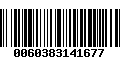 Código de Barras 0060383141677