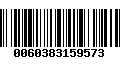 Código de Barras 0060383159573