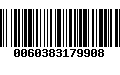 Código de Barras 0060383179908