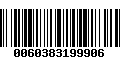 Código de Barras 0060383199906